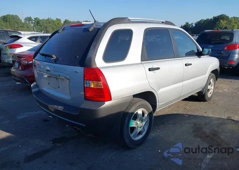 2007 Kia Sportage Lx из США, поврежденный, VIN KNDJF724177431394